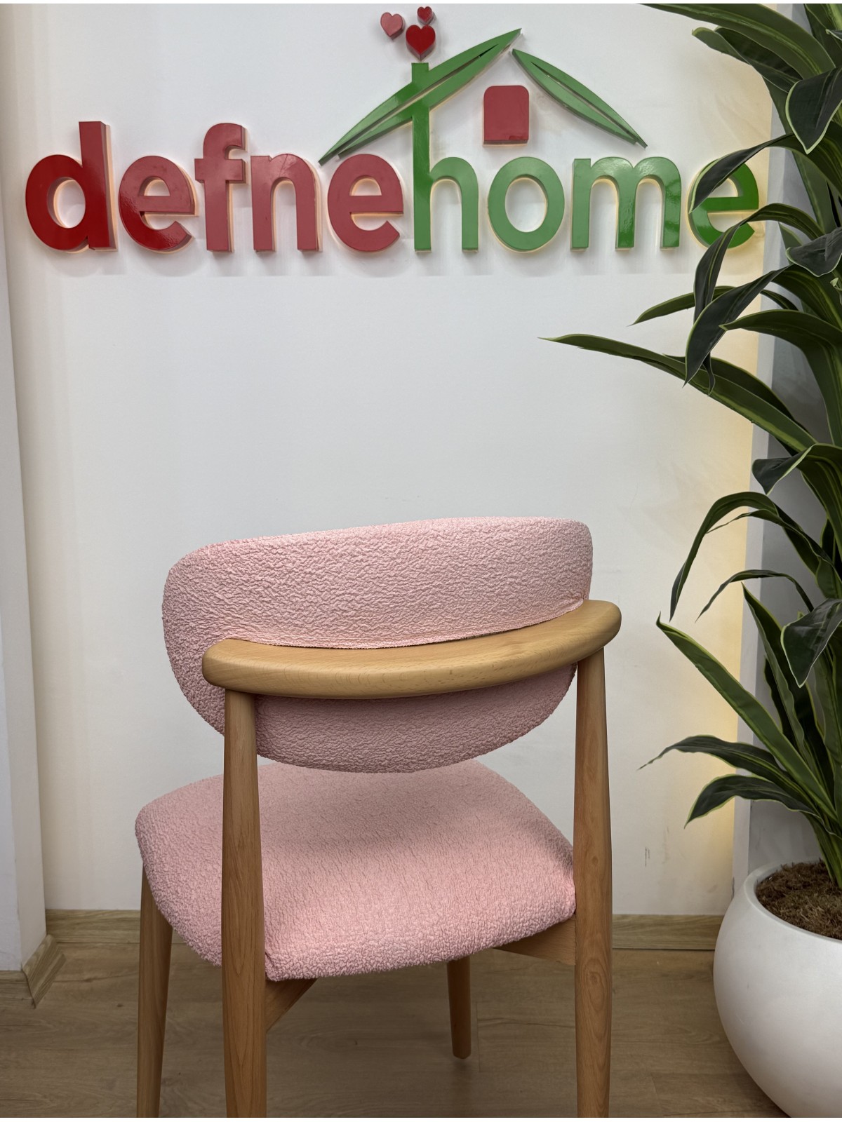 Bellona Boheems Model Sandalyeye Özel Bohem Kumaş pembe 6 adet Sandalye Kılıfı