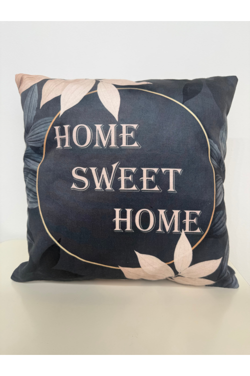 Premium Dekoratif Dijital Sweet Home Kırlent Kılıf