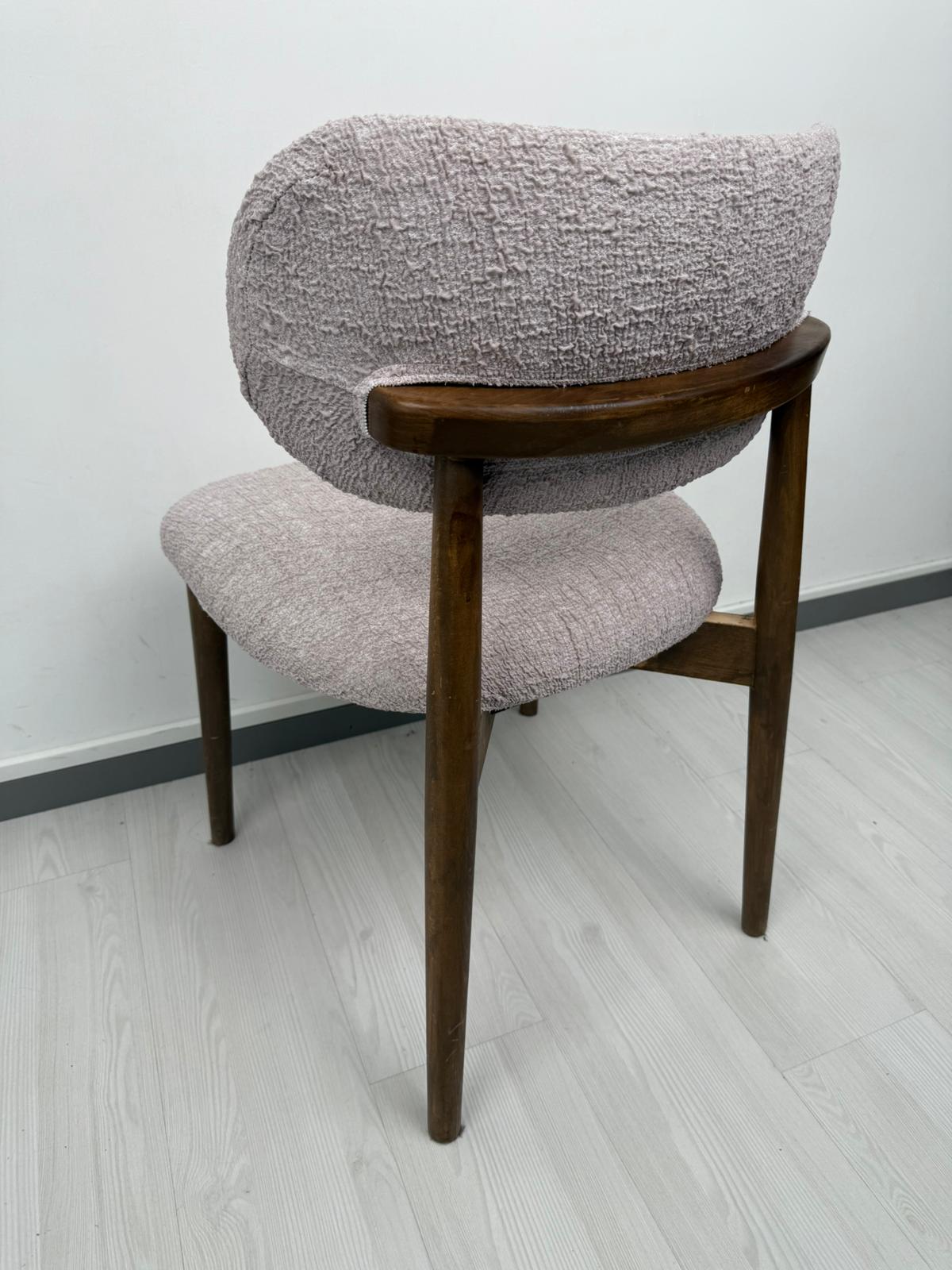 Bohem Döşemelik Pudra Sandalye Kılıfı set 6 lı