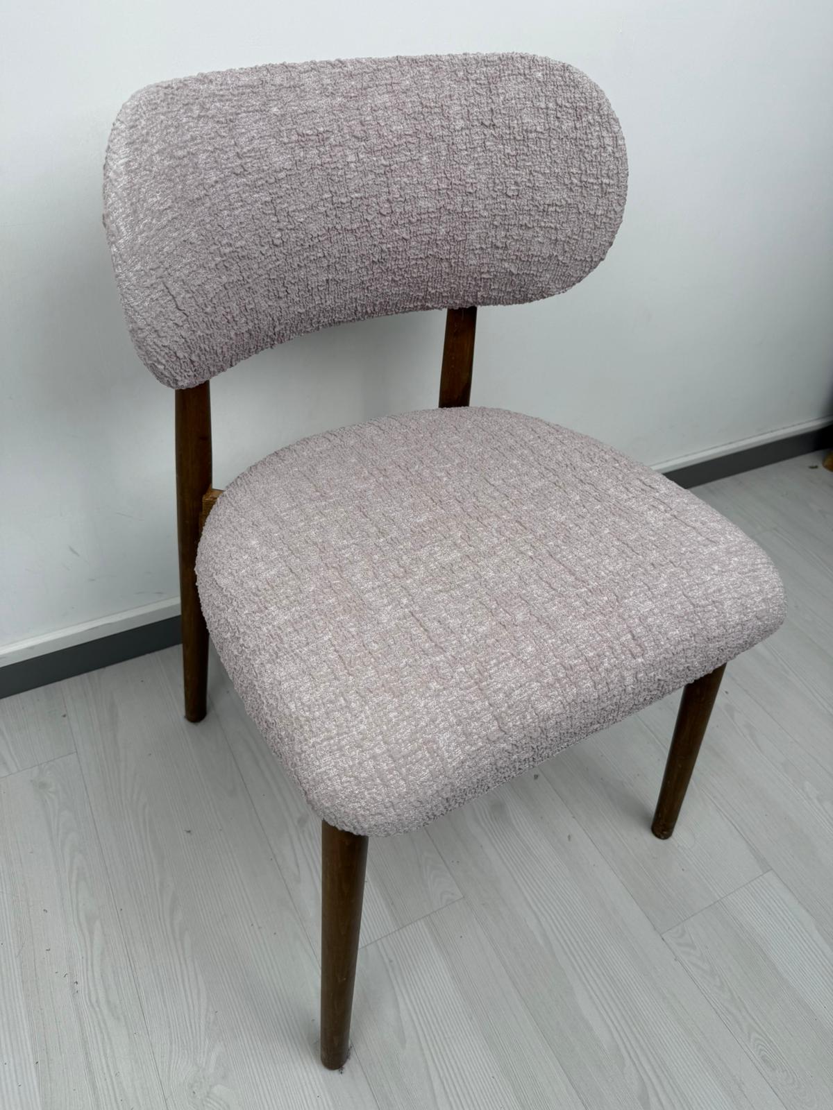 Bohem Döşemelik Pudra Sandalye Kılıfı set 6 lı