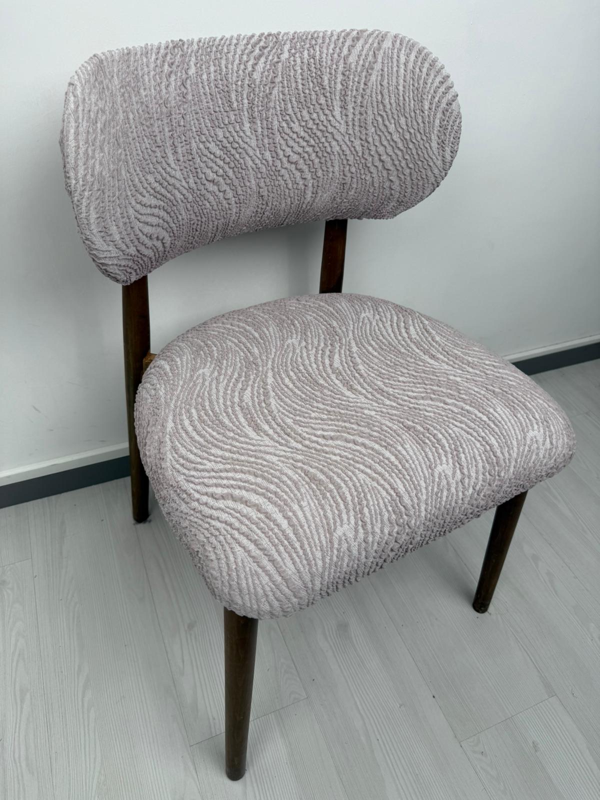 Bohem Lüks Pudra Sandalye Kılıfı set 6 lı