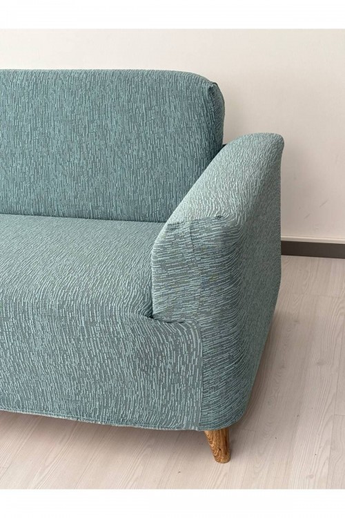 Jakar Kumaş Lastikli Kayma Yapmayan3 Kişilik Tekli Kanepe Örtüsü