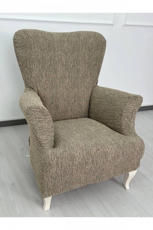Jakar Kumaş Lastikli Kayma Yapmayan Tek Kişilik 1 Adet Berjer Örtüsü
