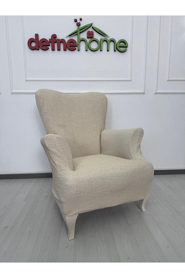 Döşemelik Kumaş Düz Keten Lastikli Kayma Yapmayan 3311 Takım Koltuk Örtüsü