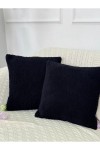 Peluş Teddy Puffy Dekoratif Dekoratif Hediyelik Kırlent - Yastık Kılıfı